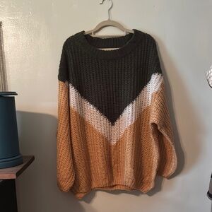 🫒🌭🍦🌟Chevron sweater